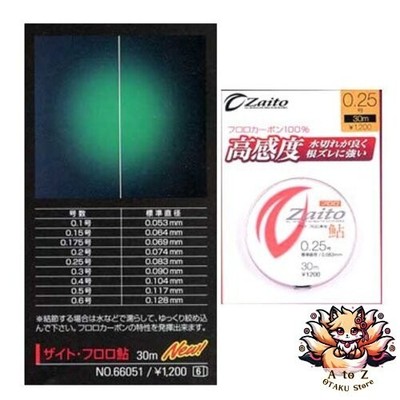 NEW Owner Fluorocarbon Line Zite Sweetfish 98.4 ft (30 m)  No. 0.15  Clear