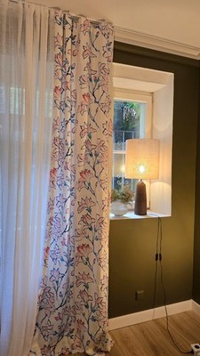 ''WIE NEU''vom Händler! Leinenvorhang von DESIGNERS GUILD, 135 x 283 cm