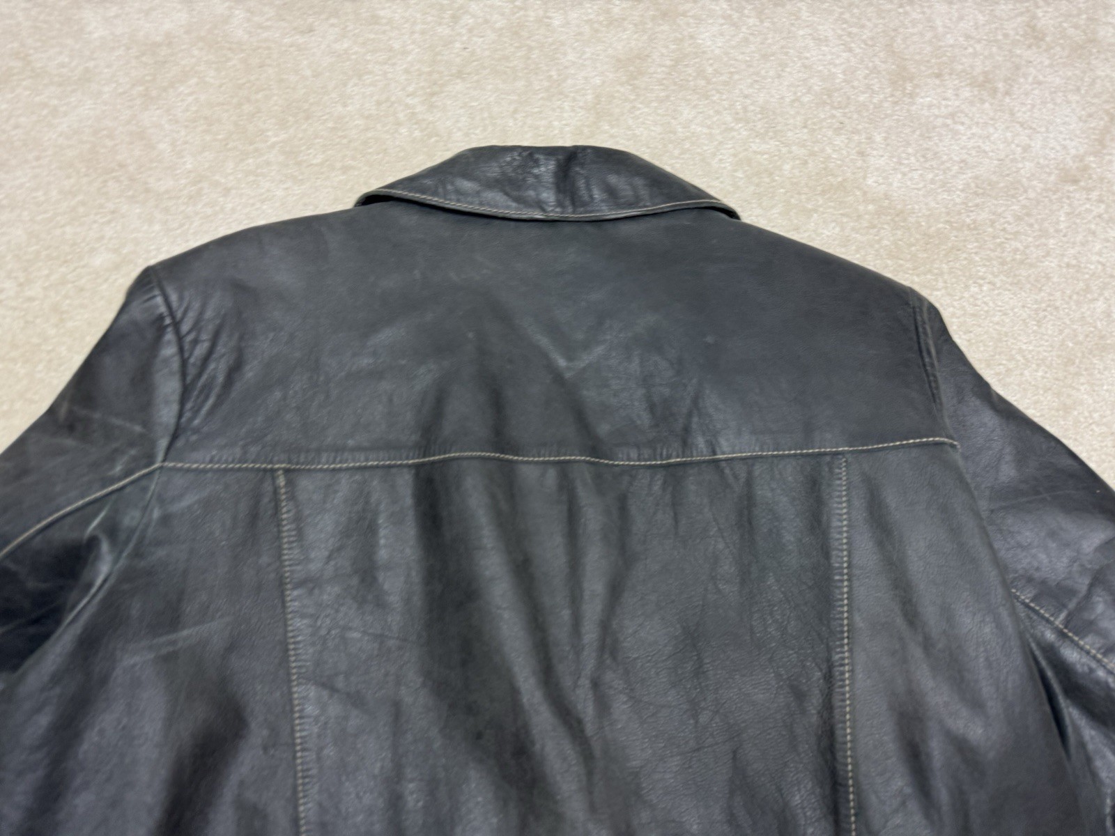 Mossimo Jacket Womens 16W Black Button Front Coll… - image 9