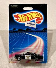1980's Hot Wheels Sheriff Patrol (#4004) Black Dodge Monaco 701 MOC