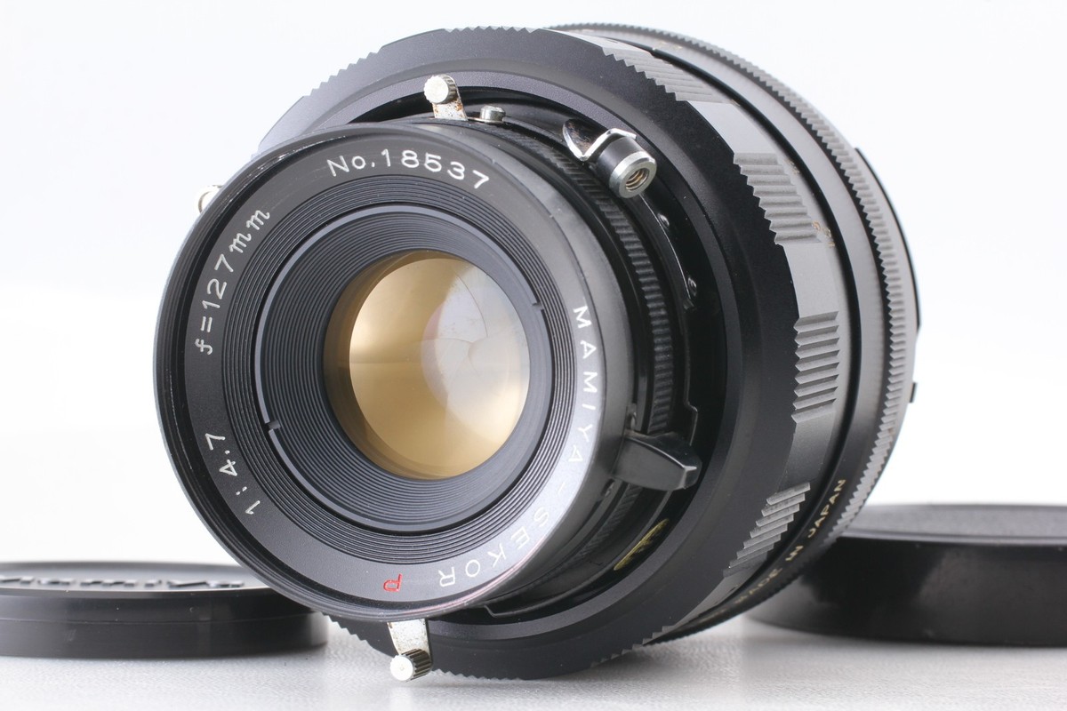 Mamiya Sekor P 127mm f/4.7レンズ Exc+5] Mamiya Sekor P 127mm f/4.7 Lens For Super 23