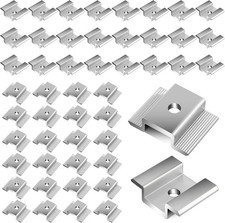 42 Pack Solar Panel Mid Clamps, Solar Panel Clamps Bulk, Solar Panel Bracket ...
