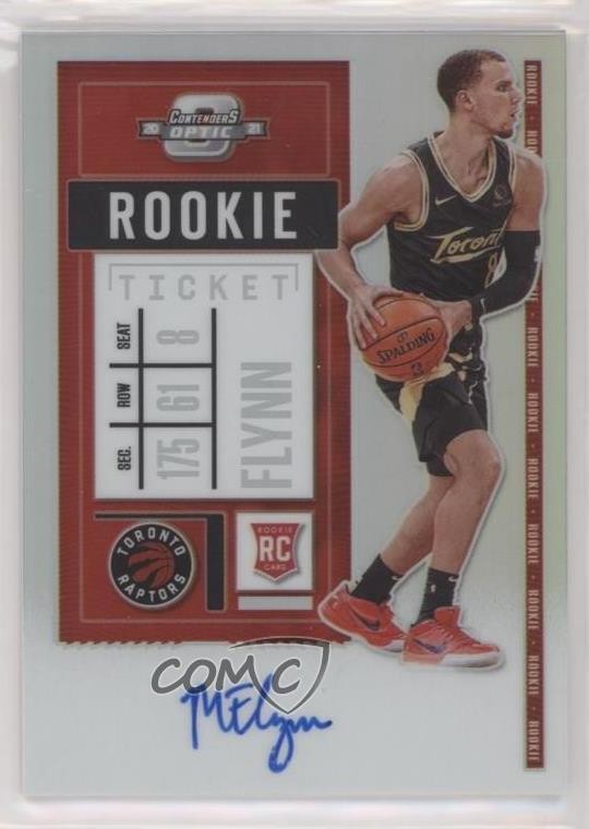 2020 Panini Contenders Optic Ticket Variation Malachi Flynn Rookie Auto RC 0c6