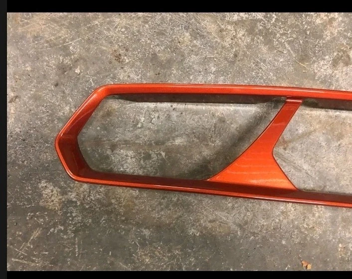 2014-2016 Chevrolet Corvette Rear Taillight Bezel Orange #23459681 New - Image 3 of 4