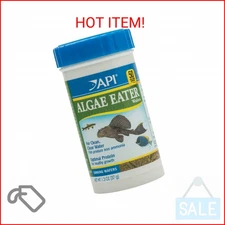 API ALGAE EATER WAFERS Algae Wafer Fish Food 1.3-Ounce Container