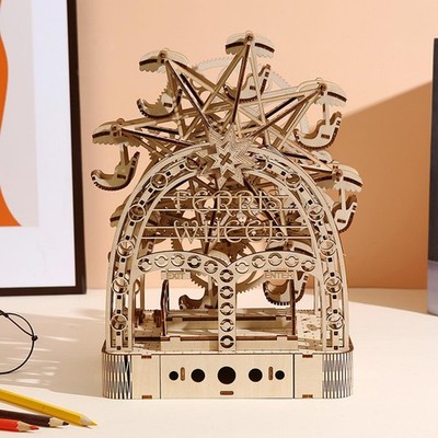Ferris Wheels Modell 3D -Holzpuzzle für Valentinstag Teenager Erwachsene