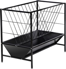 45 Gallon Grass Feeder, Heavy Duty Hay Grain ...