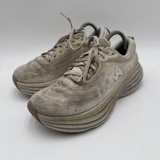 HOKA Bondi 8 Men  s 8.5 D Oat Milk Barley Running Walking Shoes 1123202 OKB