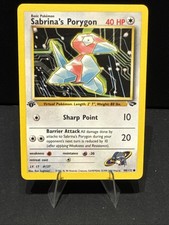 Sabrina's Porygon 98/132 Gym Challenge Regular (First Edition) on eBay