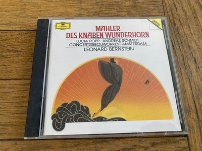 Mahler: Des Knaben Wunderhorn / Lucia Popp /Andreas Schmidt (CD, 1989) Bernstein