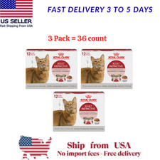 Royal Canin Adult Instinctive Thin Slices in Gravy Wet Cat Food, 3 oz can,36ct