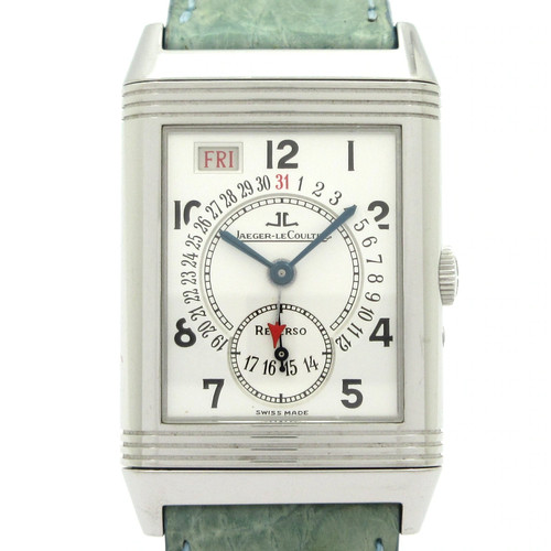 JAEGER-LECOULTRE Reverso Date 270.8.36 1****** Light Blue Men's Wrist Watch