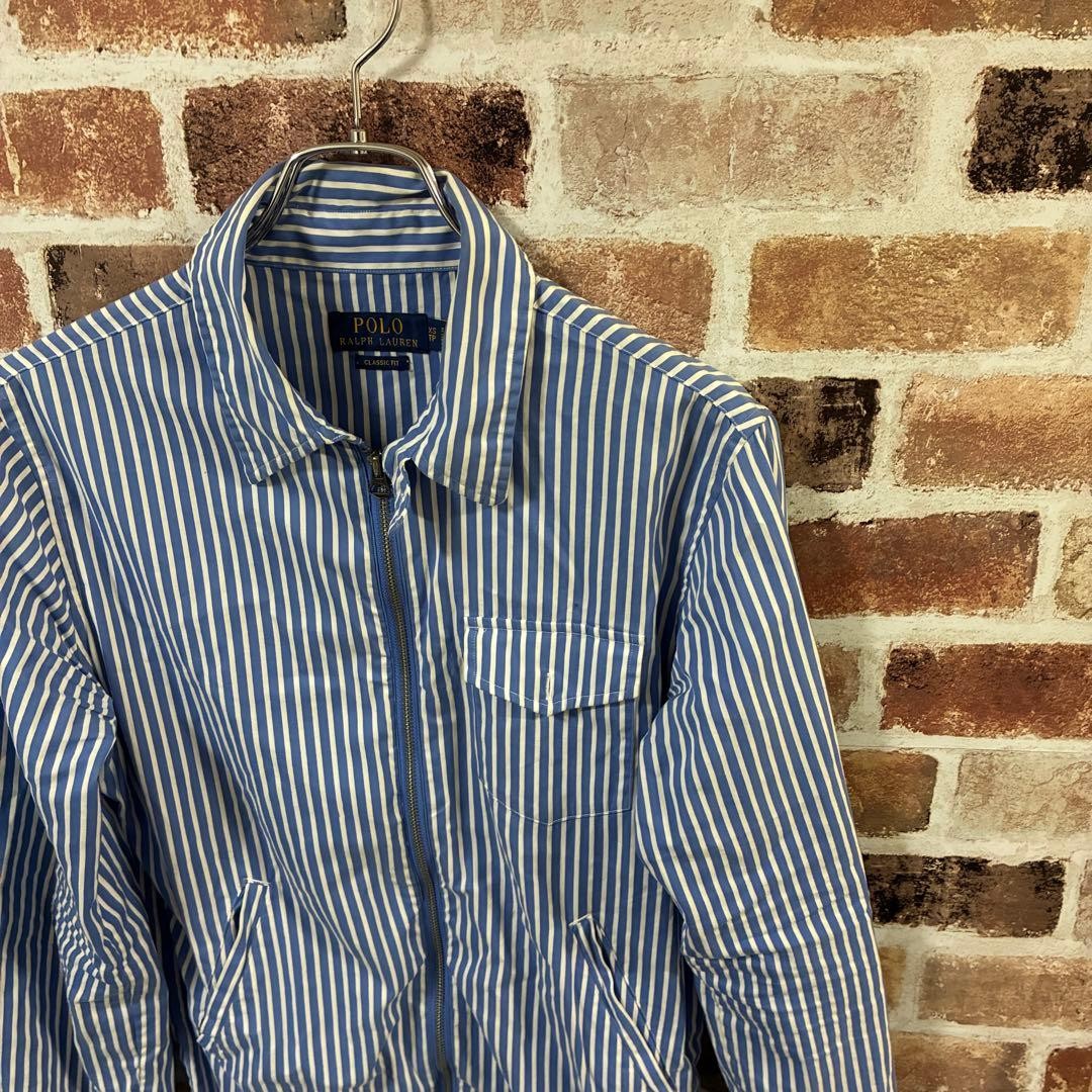 Polo Ralph Lauren Striped XS Blue Swing Top Jacket Men