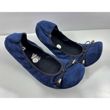 SMALL Silky Toes Women Foldable Travel Ballet Flats Slipper Shoes Pouch