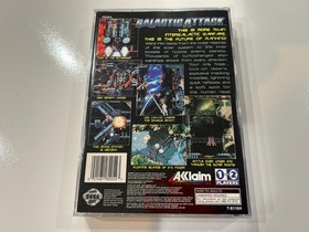 Galactic Attack (Sega Saturn 1995) CIB Complete with Registration Card NR MINT!