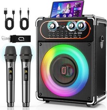 Karaoke Machine for Adults, 200W Party Speaker with 6.5&rdquo; Alloy Woofer Bluetooth