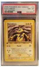 2000 Pokemon Neo Genesis 1st Edition Electabuzz Psa 8
