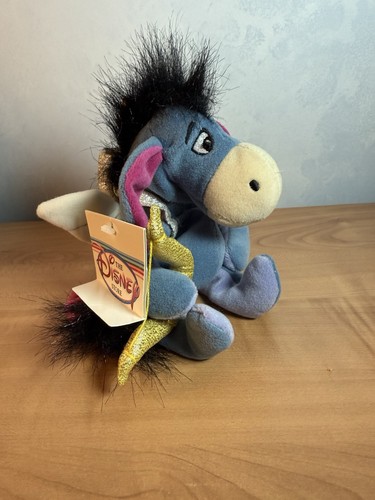 NWT CUPID EEYORE 8" Bean Bag Plush - Disney Store - Winnie the Pooh