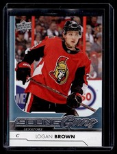 2017-18 Upper Deck Series 1 Young Guns Logan Brown Rookie #217