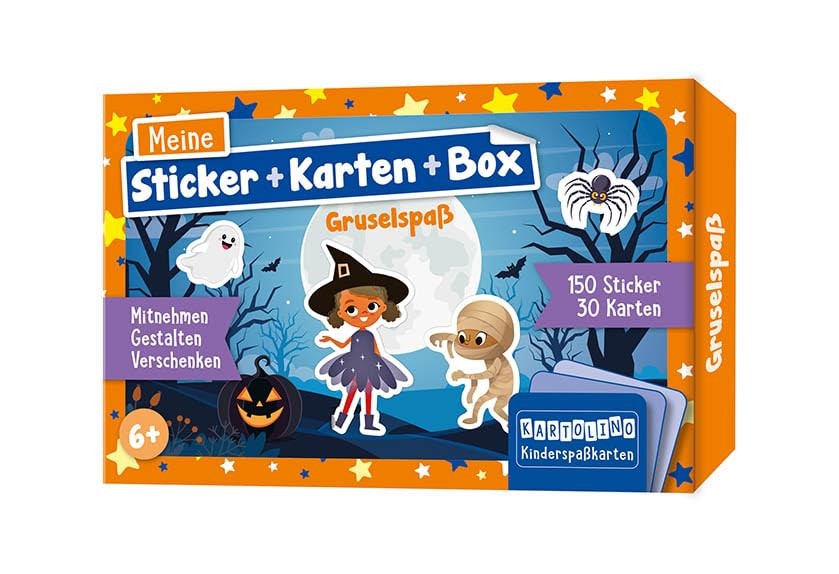 Meine Sticker + Karten + Box - Gruselspaß: Mitnehmen, gestalten, ver (Tascabile)
