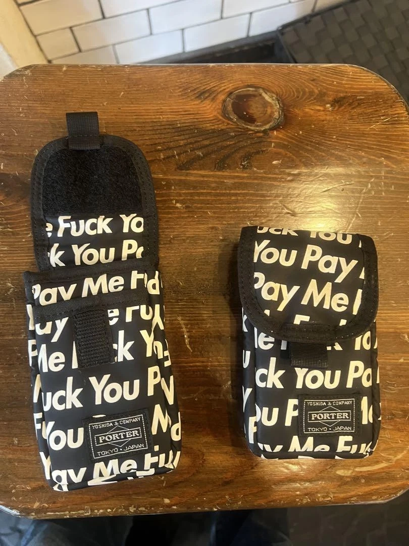 Supreme Porter Collaboration Multi Pochette Noir Édition Limitée Homme Rare Model Co