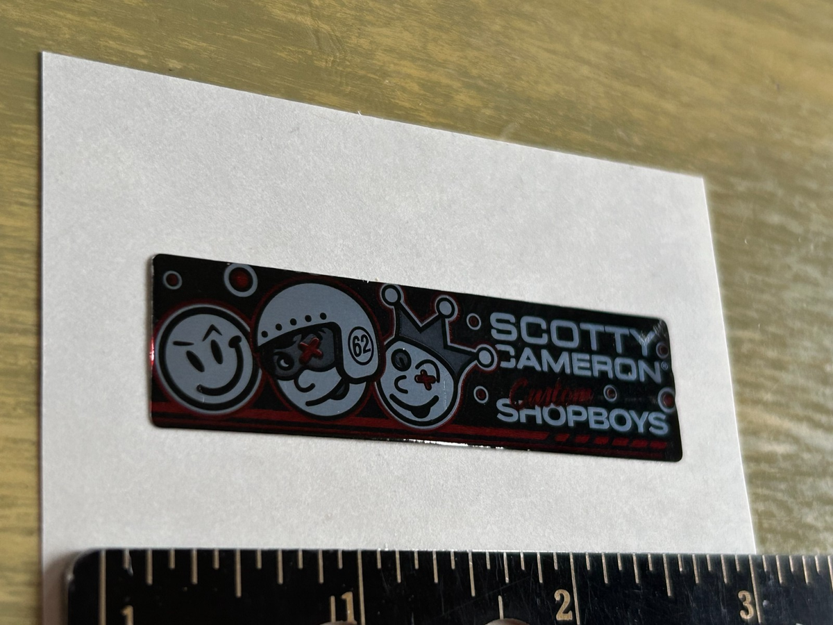 Autocollant Scotty Cameron Custom Shop - Bandeau Arbre Et Drapeau Américain - Golf