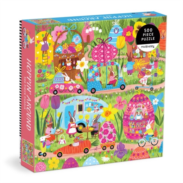 Hoppin Around 500 Piece Family Puzzle by Mudpuppy - Image 7