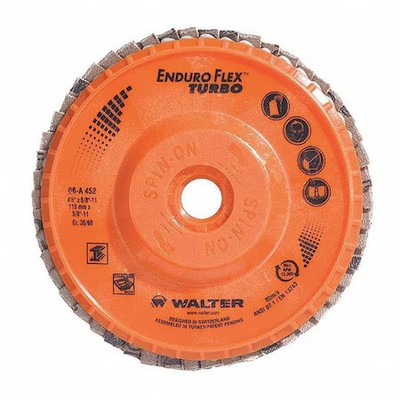 Walter Surface Technologies 06A452 Flap Disc, Coarse, Grit 36/60