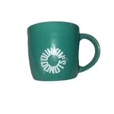 Dunkin Donuts Teal Mug Circle Logo 14oz