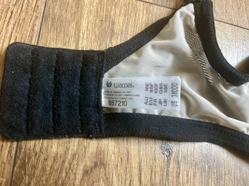 Wacoal Visual Effects Minimizer Bra 857210 38DDD Black Lace Sheer Unlined - Picture 4 of 4