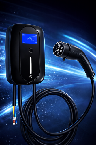 7KW 32A Type 2 EV Charger Wallbox – WiFi + APP + RFID – Built-in PEN ...