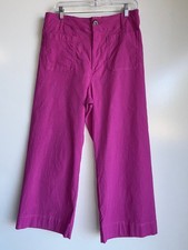 Anthropologie MAEVE Colette Wide Leg Crop Pants Size 31