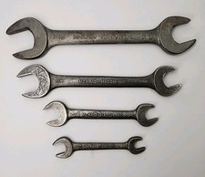 Vintage McKaig-Hatch Inc 4-Piece Open End Wrench Set 7/16" - 7/8"