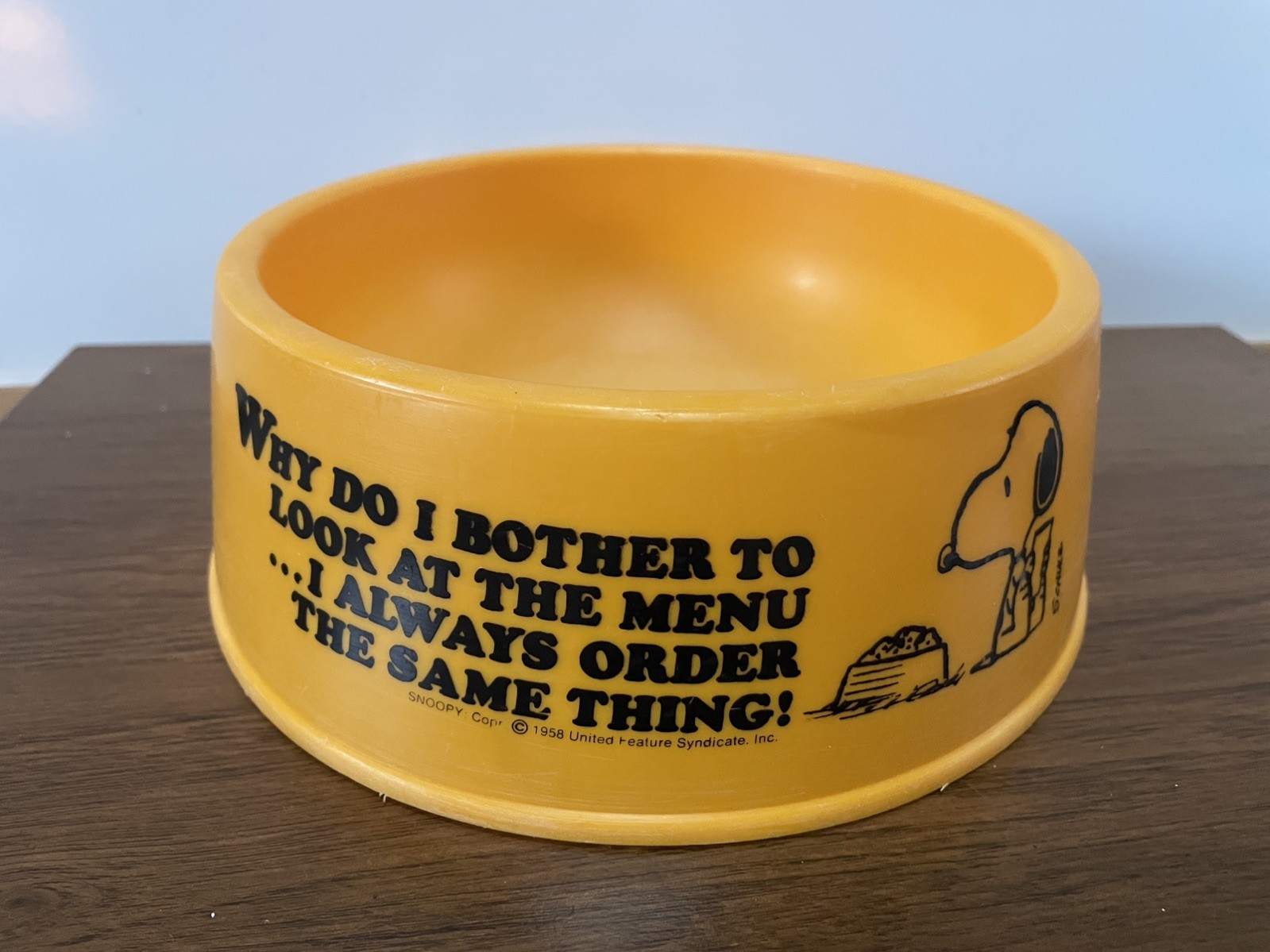 Dish Bowl Plastic Collectible Comic 1960's