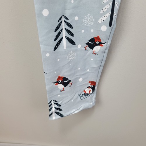 Leggings alla caviglia Dren Designs pinguini delle nevi poliestere spandex alti e curvy - Foto 3 di 6