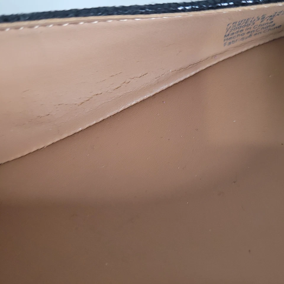 Calvin Klein Talla 9 Zapatos Planos Slip On Punta Redonda Tacón Bajo Grietas Foto 3 de 4