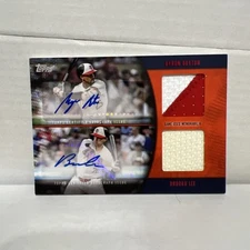 DUAL AUTO+PATCH /25! - 2025 Topps Series 2 Byron Buxton and Brooks Lee MLMDA2-BL