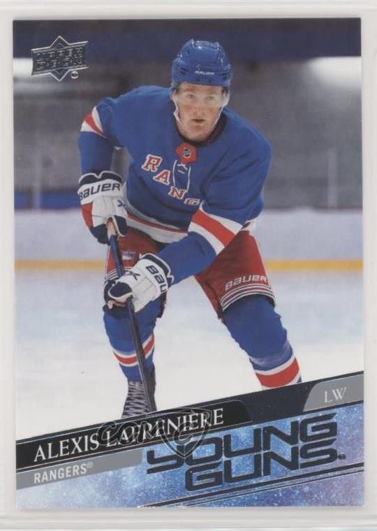 2020-21 Upper Deck Young Guns Alexis Lafreniere #201 f1q
