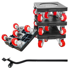 5 Rad Möbelwagen 4er Set 400 kg Tragkraft