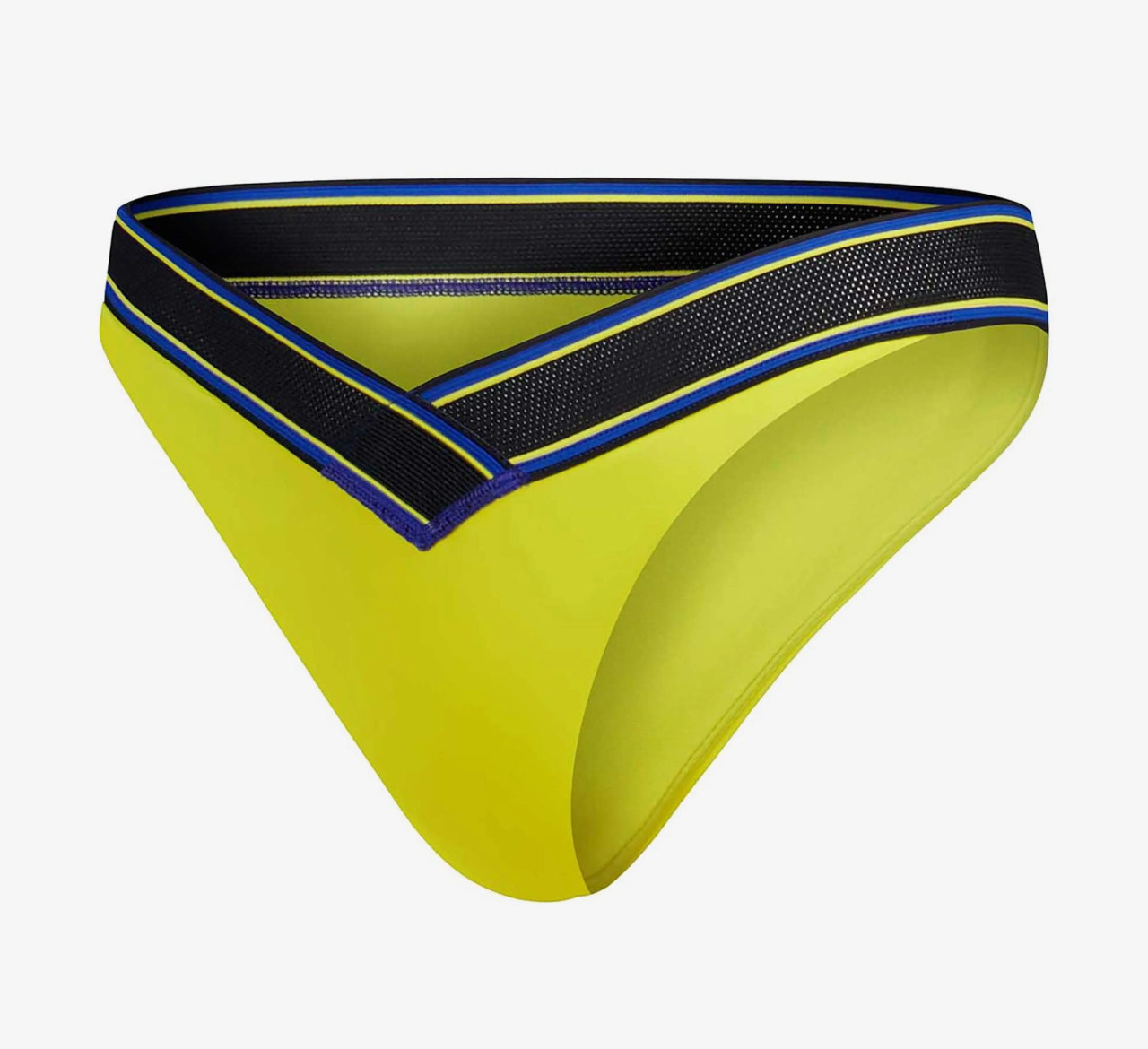 Speedo Women's Green Solid Patterned V Bottom Swim Brief - 16 (Xl) - Image 3