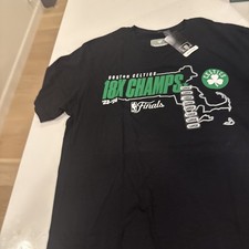 Boston Celtics 18x Championship T Shirt Black Men  s Large