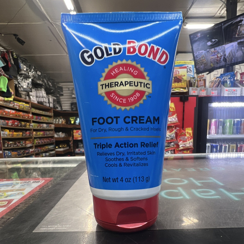Gold Bond Therapeutic Foot Cream Triple Action Relief for Dry Skin, 4 oz