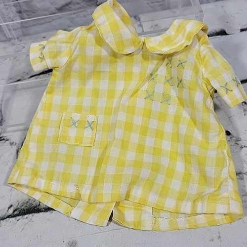 18" Doll Clothes Country Western Lot Horse Saddle Boots Gingham Top Straw Hat - Picture 3 of 11
