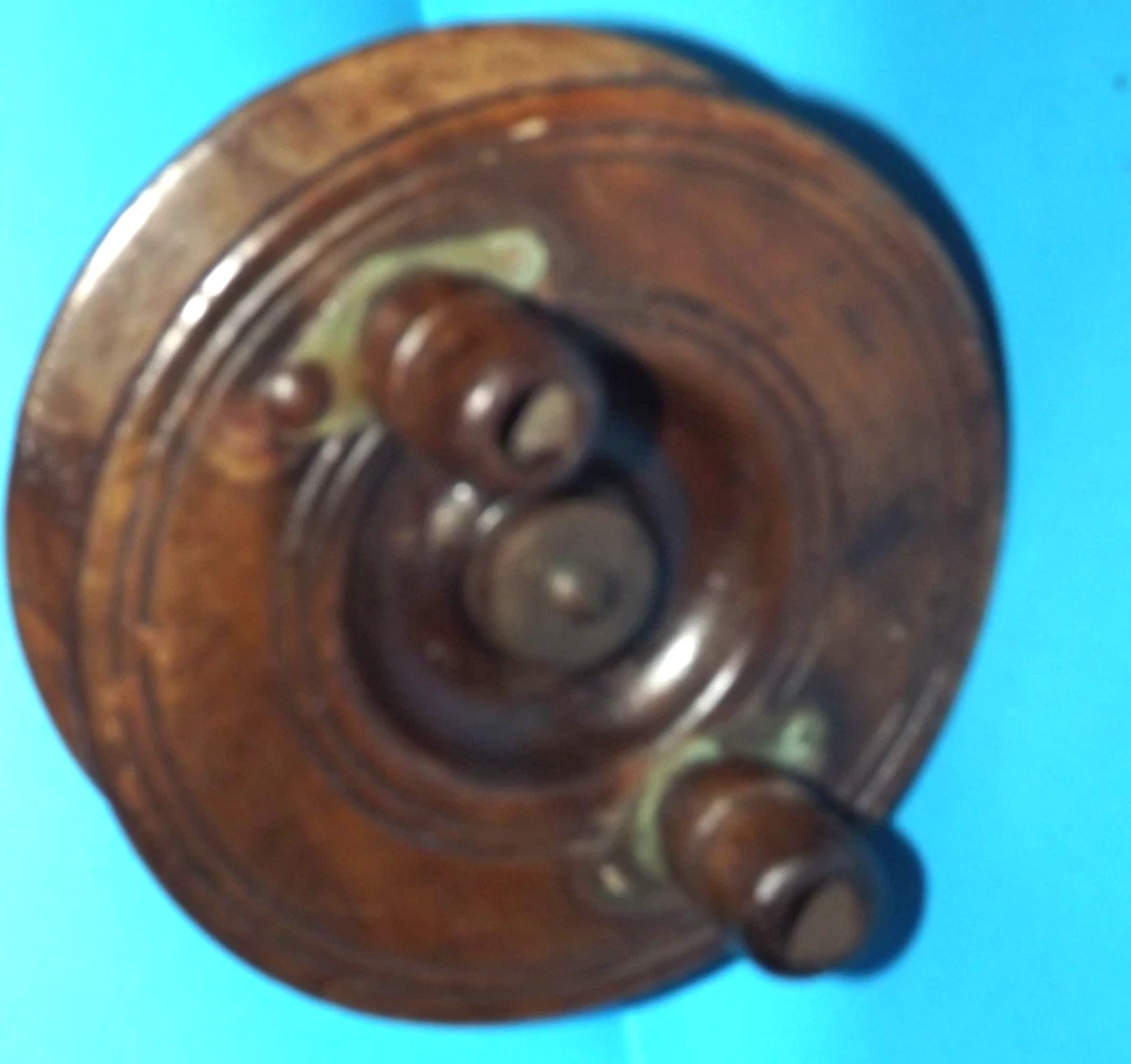 Moulinet De Pêche Vintage En Laiton - Marque S Allcock & Co - Taille 2,5 - Occasion
