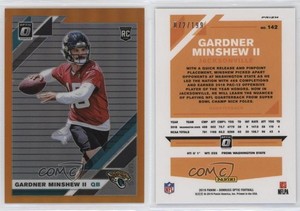 2019 Panini Donruss Optic Rookies Orange Prizm /199 Gardner Minshew II Rookie RC