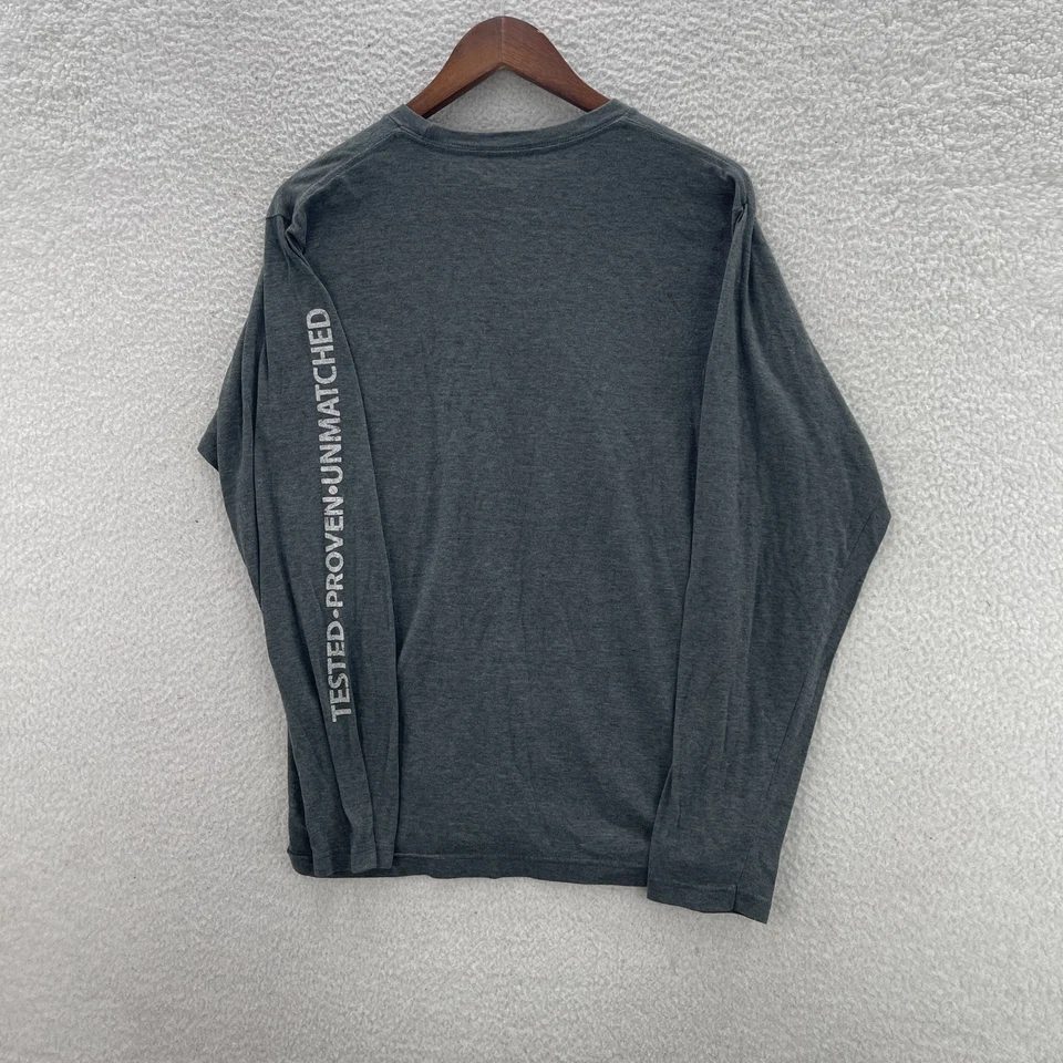 Camisa Glock Para Hombres Grande Gris Manga Larga Pistola Pistola Militar Informal Ejército Foto 2 de 4