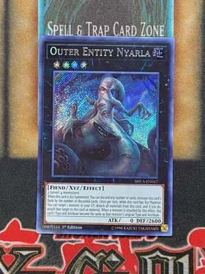 Yugioh Outer Entity Nearly SHVA-EN017 Secret Rare 1st Ed LP