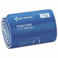 First Aid Only 336007 4" x 24" Padded Splint - Blue/White New