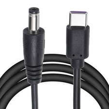 3.3FT USB C to DC 5.5x2.1mm PD Power Fast Charging Cable 36W 12V Converter