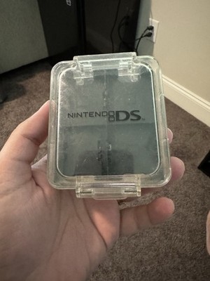 Official Nintendo DS Clear/Black Plastic 16 Slot Game Cartridge/SD Card  Case